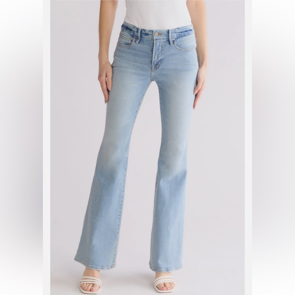 Good American Good Legs Flare Jeans Indigo390